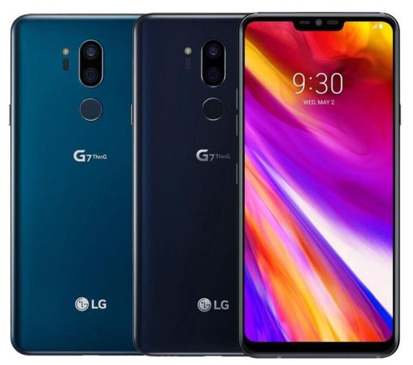 

original lg g7 thinq g710 octa core 4gb/64gb 6.1inch dual rear camera 16mp single sim 4g lte refurbished unlocked phone