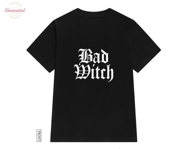 

good witch bad witch women tshirt cotton casual t shirt for lady girl tee hipster tumblr ins drop ship 11, White