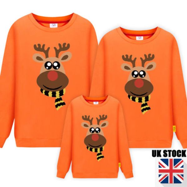 

fashion xmas deer men women santa novelty christmas retro jumper sweater, Blue