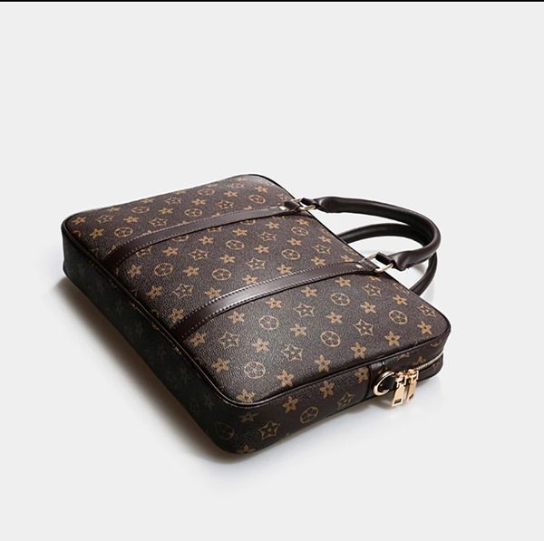 

classic men messenger bags cross business real leather bag grade quality briefcase document voyage bag classic style brown 41478