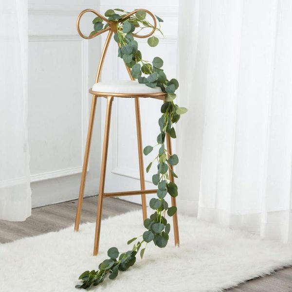 

2m artificial plants green eucalyptus vines rattan wedding decoration fake plants ivy wreath wall decor vertical garden dropship