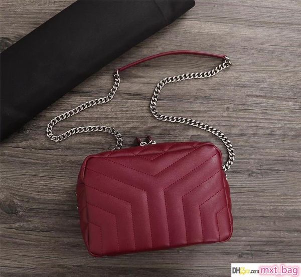 

высокое качество дизайнера роскошные сумки кошельки коровьей сумки мешок конструктора сумка алюминиевая цепь мода красивые женщины сумка 268