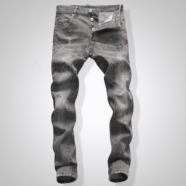 

2020 mens designer jeans slim denim straight biker white jeans mens skinny jeans casual trousers black pants men designer pants, Blue