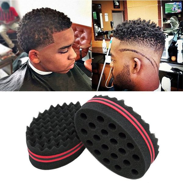Magic Barber Hair Salon Twist Tools Barber Sponge Curls Hair Brush