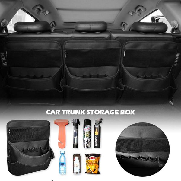 

car backseat organizer auto trunk storage bag car organizer back seat interior accessories mesh pockets for suv vehicle truck