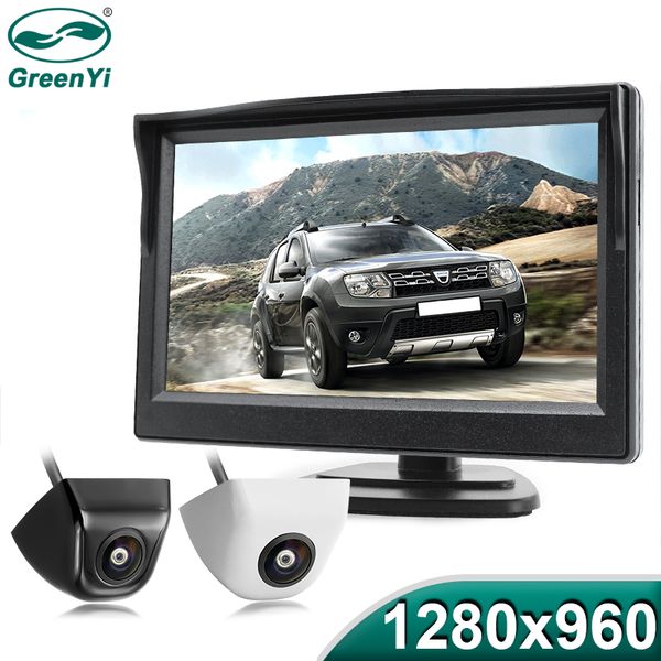 

greenyi 5 inch ahd monitor 1280*960 high definition 170 degree starlight night vision backup camera vehicle reverse for car
