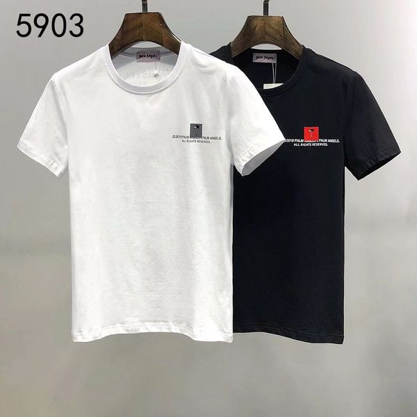 

2020 men skull t-shirt cotton new o-neck short sleeve men luxury t-shirt casual style for men sports t-shirt men's clothing h5, White;black