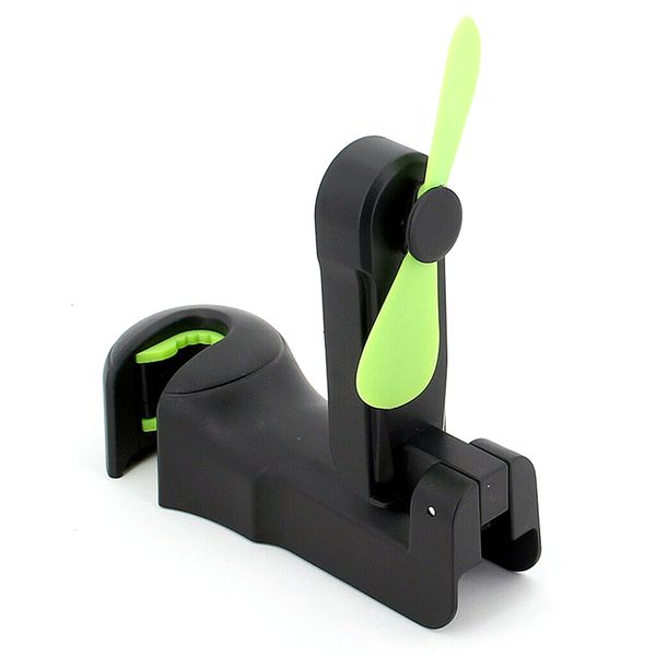 

car creative hook 13.5x3.2cm multi-function small fan hook usb charging rotate 360 degrees side locks by-711large bearing