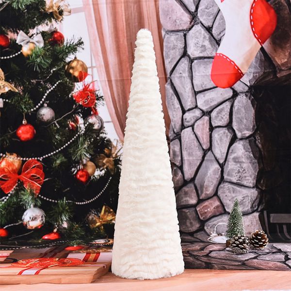 

christmas tree artificial tableplush mini snow white beautiful