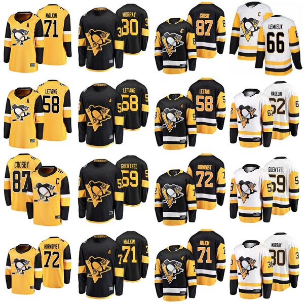 

стадион серии питтсбург пингвинз джерси 66 марио лемье джерси 62 карл хэгелин 30 matt murray 59 jake guentzel хоккей трикотажные прошитой, Black;red