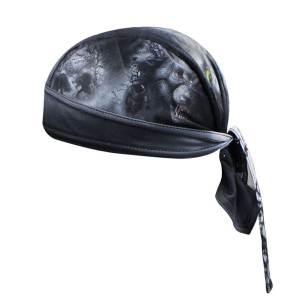 

aogda breathable bike cycling cap ademend headscarf pirate scarf headband men hood mtb racing bicycle hat sport cap, Black
