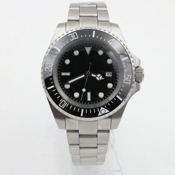 

new arrival watch sea-dweller ceramic bezel 44mm stainless steel 116660 blso automatic black ceramic diver mens watches wristwatches, Slivery;brown