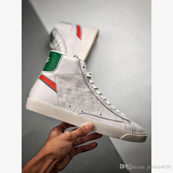 

2020 новй гоѬий blazer mid mens Ѭанне веи hawkins кѬоовки high school белй кѬанй зелен