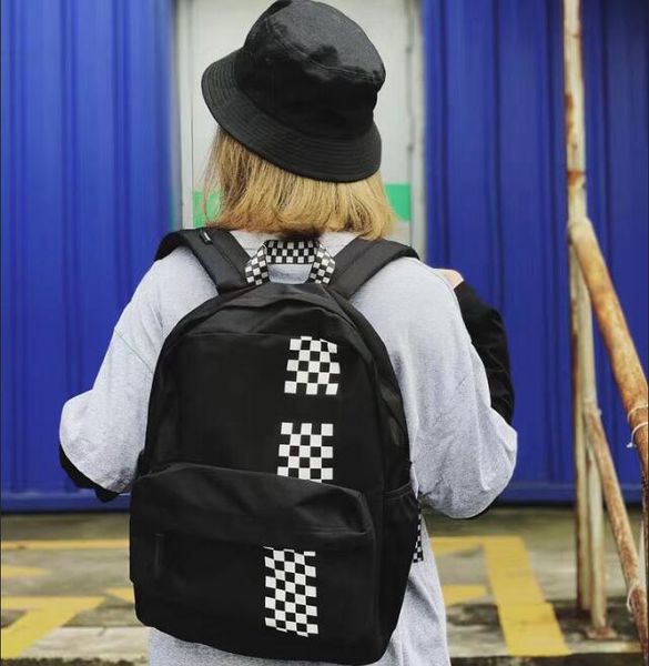 

дизайнер женщины путешествия рюкзак luxury student ранцы мода плед стиль письмо высокого качества большой емкости рюкзак