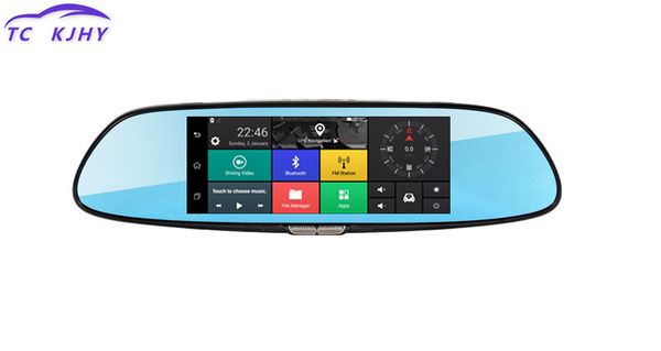 

driving recorder full hd 1080p 170wide ange night vision rearview mirror automatic recorder car video touch screen lcd car dvr