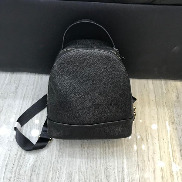 

kafunila fashion real genuine cow leather female backpack women black laptravel shoulder school bag for teenagers mochila