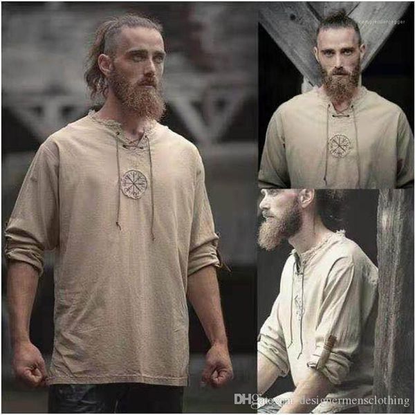 

long sleeve crew neck loose men casual breathable solid color male tees linen men tshirts, White;black