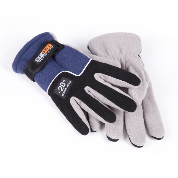 

1 pair outdoor autumn winter men hunting gloves warm fleece male sports full finger breathable cycling golf training aids