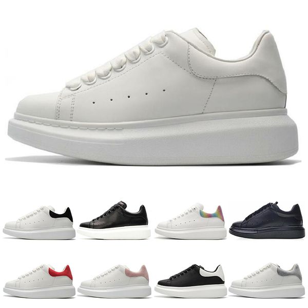 

designer mens women casual shoes black white green red gold pink Suede Leather Skateboarding trainers sneaker shoes size 36-44
