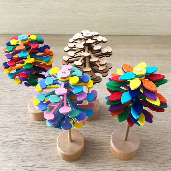 

vibrating sound with solid wood rotating lollipop fischer series creative ornaments decompression toy decompression
