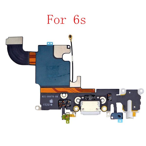 

100pcs charging charger port usb dock connector flex cable for iphone 6 6s plus headphone jack mic ribbon