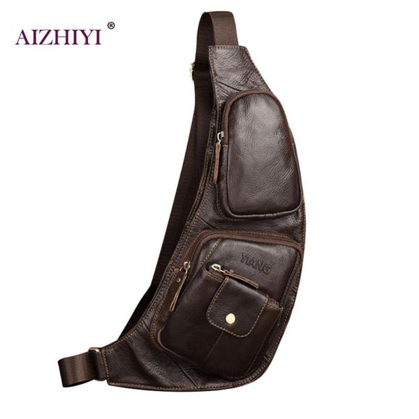 

retro solid color messenger chest belt packs men casual shoulder waist bags