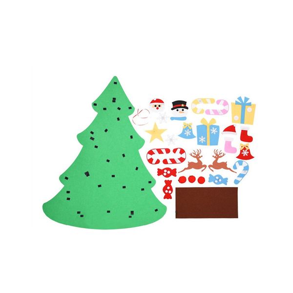 

diy three-dimensional felt cloth christmas tree large christmas hanging gift