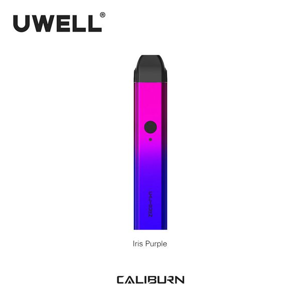 

with uwell 2ml in caliburn kit atomizer pod built kit battery 520mah vape tank e original cigarette vaporizer riwep