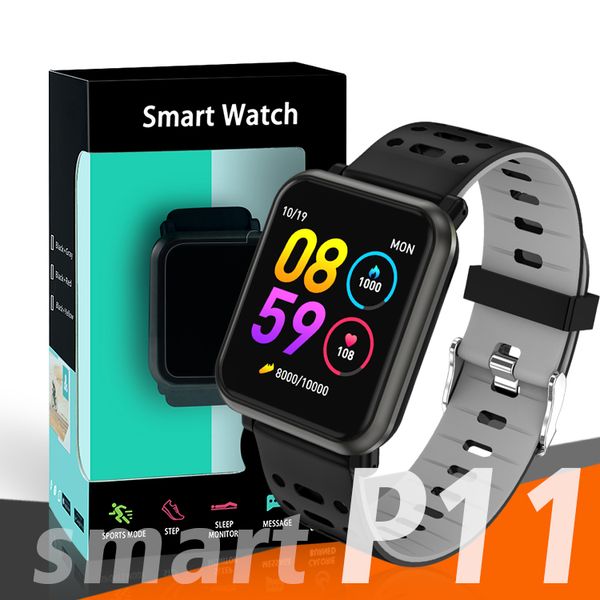 

P11 mart watch fitne tracker reloj inteligente port hart rate pk n88 martwatch for apple watch dz09