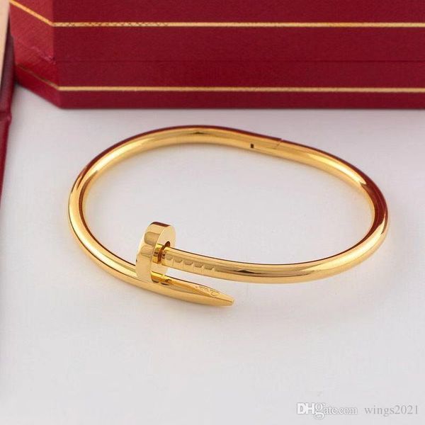 

classic brand bracelet women jewelry designer diamond bracelet fashion titanium steel bracelet rose gold gold silver & black, Golden;silver