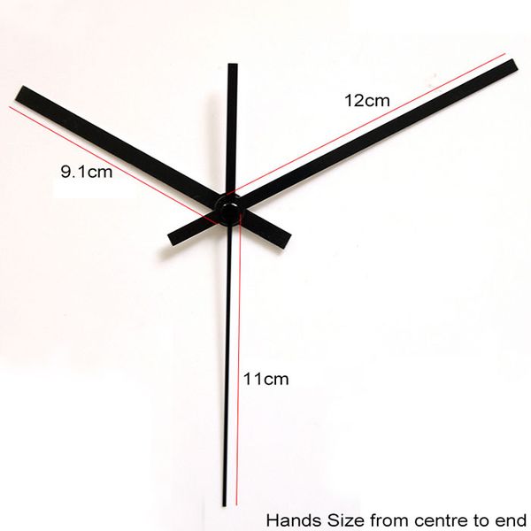 

new design 9mm screw length 12888 pendulum type plastic movement with black hands 1 #step clock accessory quartz diy movement kits