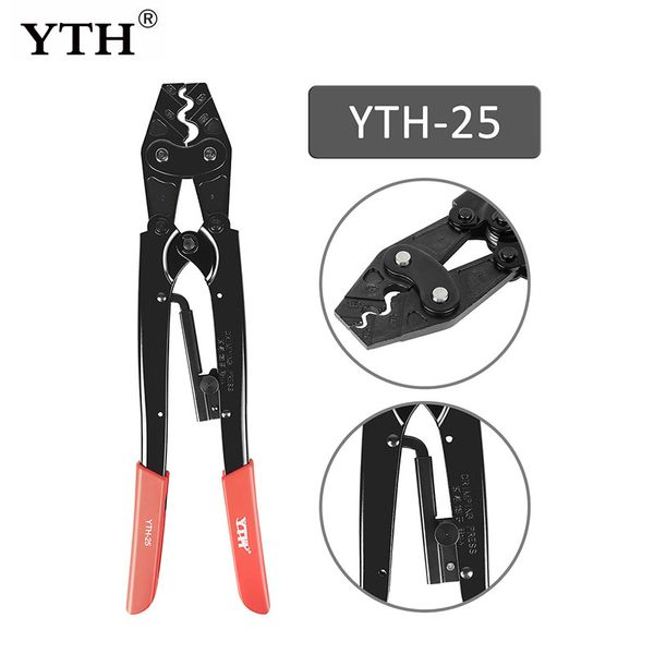 

yth crimping pliers electrical tube tubular terminals clamp wire cable 6-25mm crimper terminal crimping mini electrical pliers