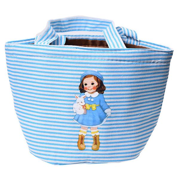 

portable doll lunch bag thermal insulated waterproof cooler picnic storage newcolors:blue, Blue;pink