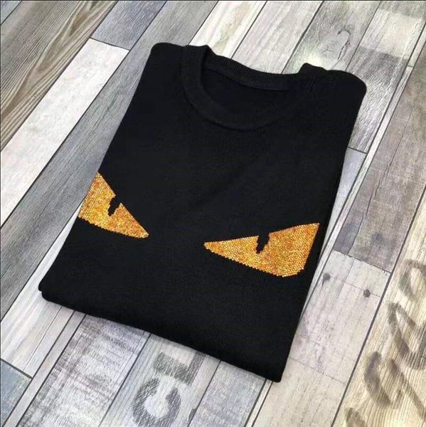

mens designer sweaters hip hop eye brand style eyes pattern bead sweatshirts terry for mens womens luxury hoodies round neck jumpers brand p, White;black