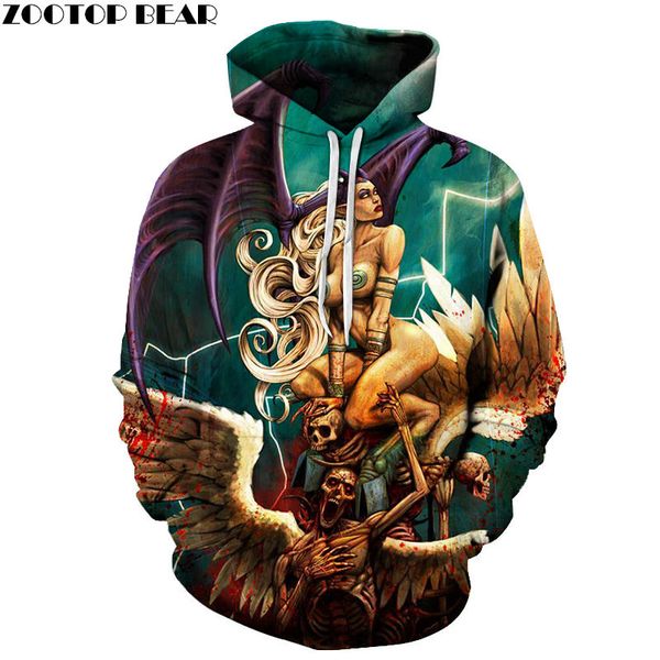 

riding on the hoe 3d printed mens pullover sweatshirt clothing for mens custom pullover hoodie streetwear sweatshirt, Black