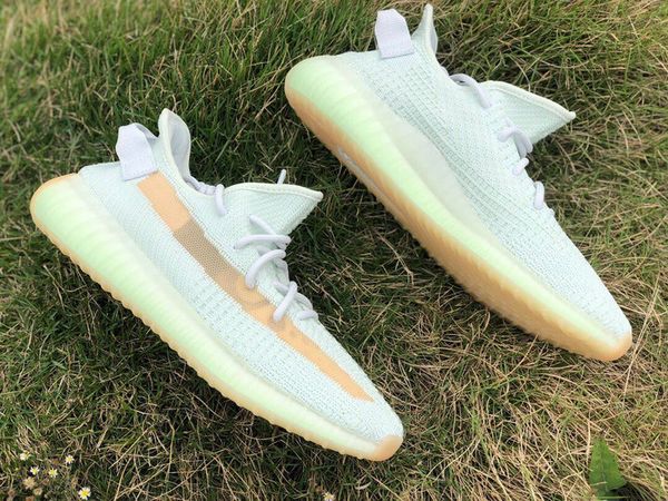 

350 v2 clay hyper pace true form trfrm kanye we t men women running hoe authentic port neaker with box