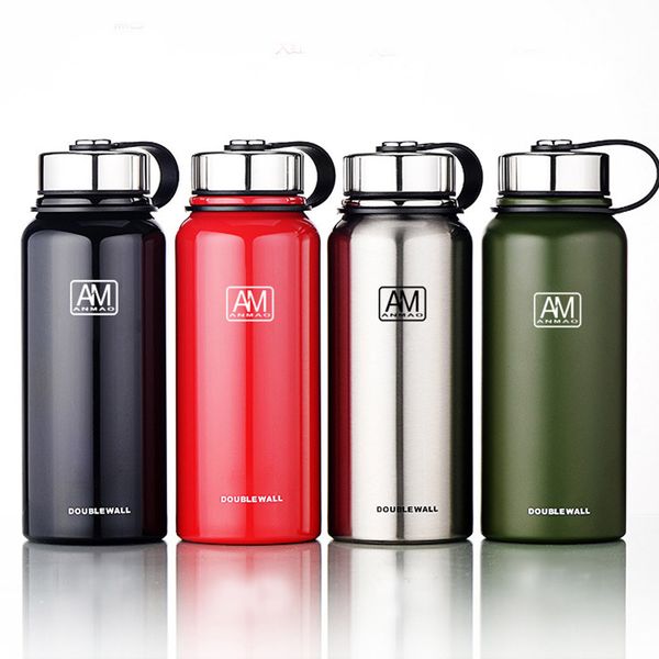 

бутылки для воды из нержавеющей стали с вакуумной изоляцией и прохладной кружкой кубок открытый туризм спортивные тумблеры чайник кубок лого