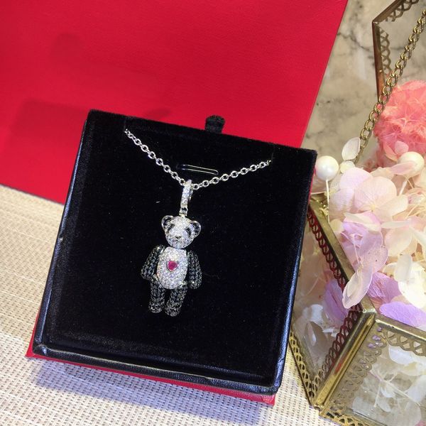 

delicate necklaces childlike panda activity necklace the sternness can show the unique charm of women exquisite gift for women, Silver