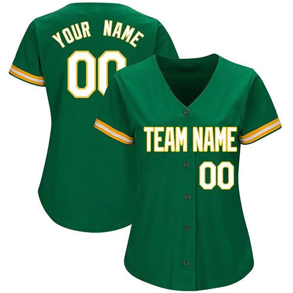 

Custom Baseball Jerseys Any Name Any Number Embroidery Green Jersey High Quality Products Directly Free Shipping