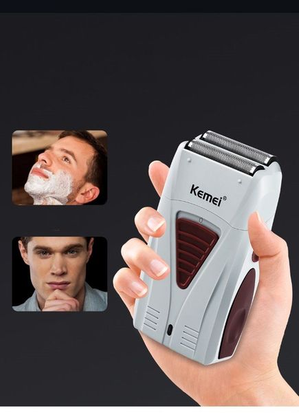 

kemei km-3382 double-layer reciprocating strong power shaver shaving head artifact hair salon gradient push white device