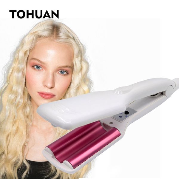 

tohuan lady wave ripple hair curling iron egg rolls hair waver curler crimper irons salon hair styler volume styling tools