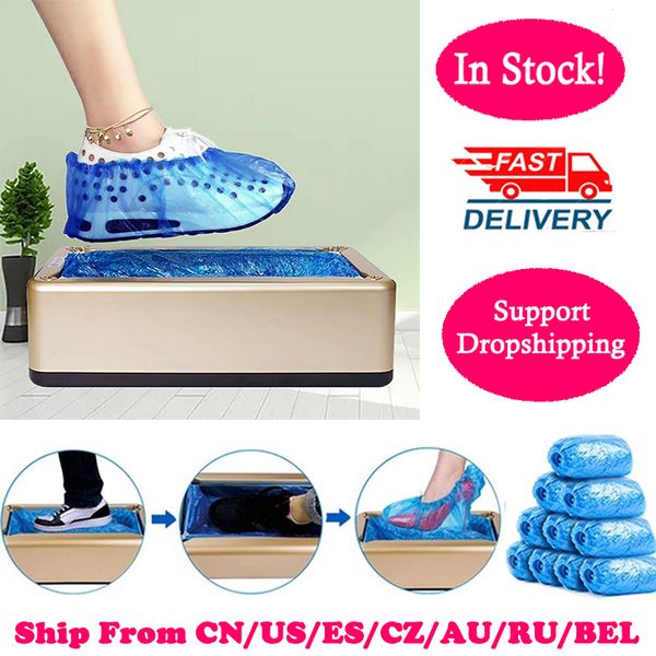 

automatic shoe cover dispenser machine household stepping foot set shoes machine smart disposable boots shoe convenience, White;pink