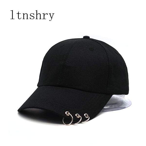

2019 summer new snapback men women fashion breathable solid color simplicity hat boys ring adjustable baseball cap garros hat, Blue;gray