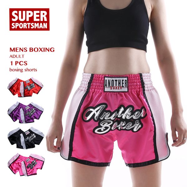 

boys girls kick boxing fighting shorts for men women muay thai grappling trunks children fitness kickboxing kids sportswear, Blue