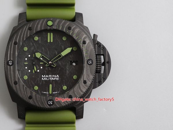 

vs maker perfect version men's 47mm carbon fiber p961 p 961 00961 p.9010 movement mechanical automatic mens watch watches wristwatches, Slivery;brown