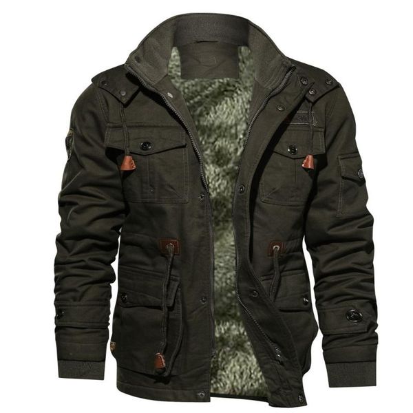 

2019 new men's winter fleece jackets warm hooded coat thermal thick outerwear male jacket mens brand clothing #1218, Black;brown