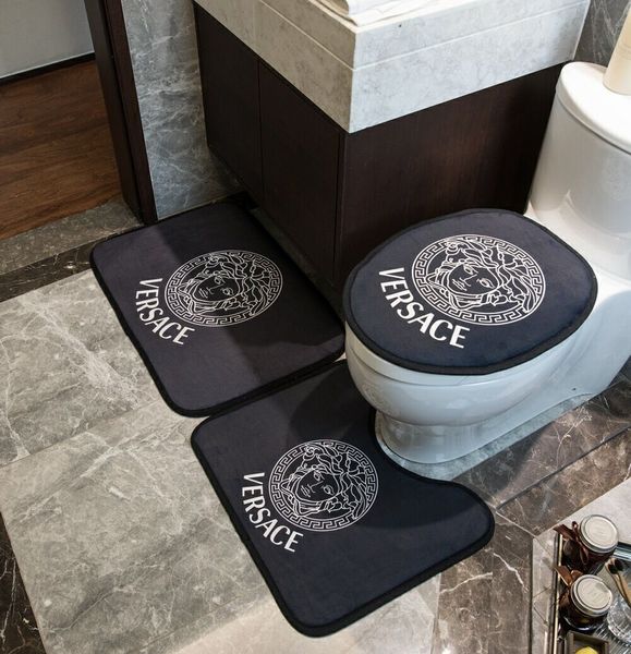 

v carpet rugs head print bathroom sets luxury carpet rugs toliet door carpets home decoration oragnge tappeto