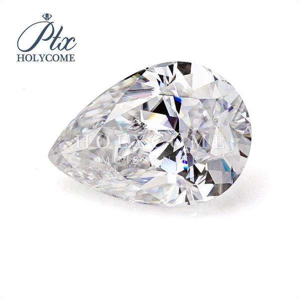 

def color pear cut 5x8mm loose moissanite stones diamond gemstones wite jewelry box, Black