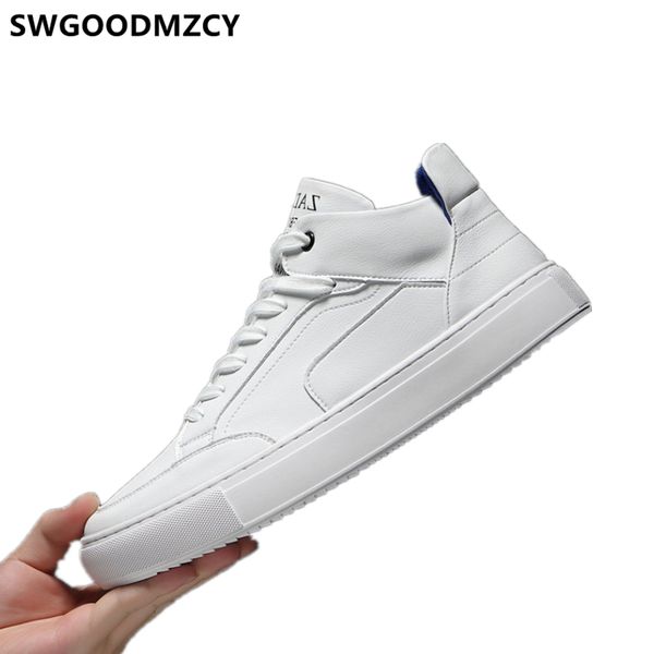 

mens shoes men shoes white men genuine leather fashion sneakers zapatillas mujer casual tenis masculino, Black