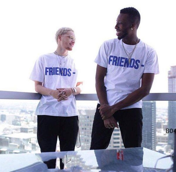 

новая майка мужчины женщины высокое качество 100% хлопок clothings hip hop top тис друзья t shirtb040615, White;black
